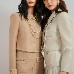 Light Brown Tweed Vest